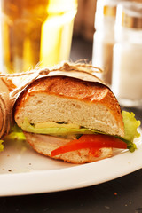 Fresh and tasty sandwich