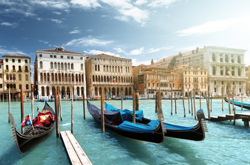 Obraz na płótnie Canvas gondole w Wenecji, Włochy