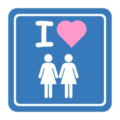 J'aime : Couple de femmes