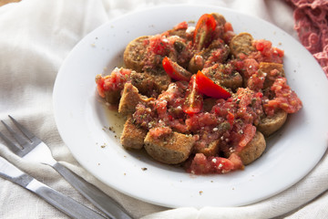 Greek Dakos Appetizer