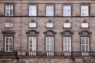 Fototapeta na wymiar Fenster am Schloss Christiansborg