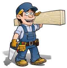 Handyman - Carpenter Blue