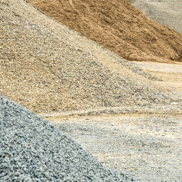Baustoffe Kies, Sand und Splitt, Zementproduktion
