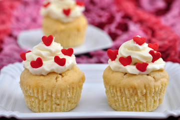Herz Cupcake