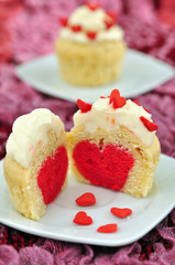 Herz Cupcake