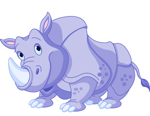 Cartoon rhino