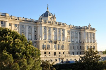 Naklejka premium Palacio real de Madrid