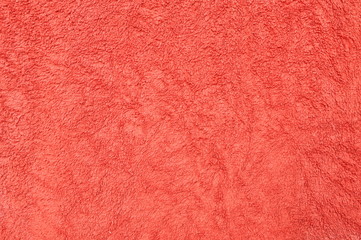 Towel carrot-colored background