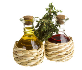 Oil and Vinegar with thyme