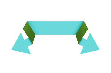 The green double arrow