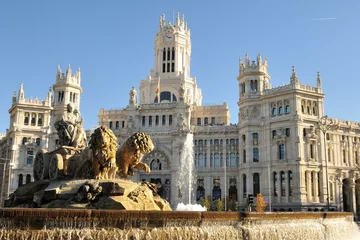 Crédence en verre imprimé Madrid Place de Cibeles, Madrid