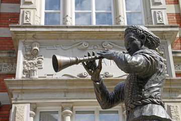 Rattenf&auml;ngerbrunnen in Hameln, Weserbergland