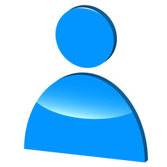 3D symbol of man