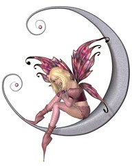 Pretty Pink Moon Fairy © Algol
