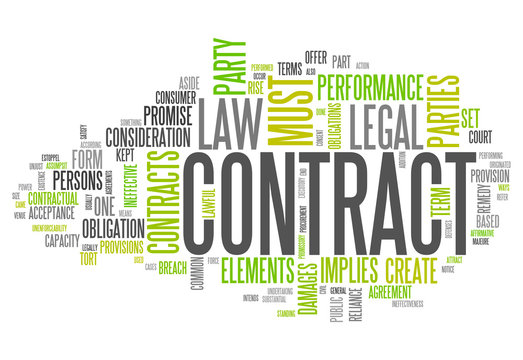 Word Cloud "Contract"