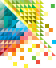 geometric multicolored background
