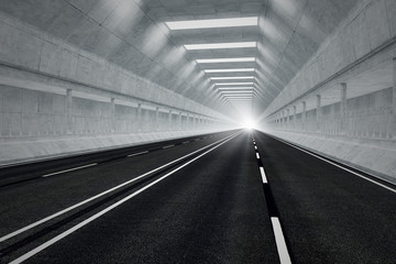 Tunnel road.