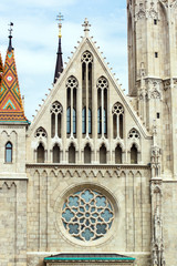 Gothic cathedral at Castle of Buda, Budapest, Hungary