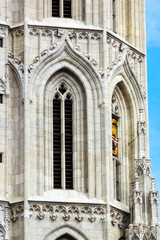 Gothic cathedral at Castle of Buda, Budapest, Hungary