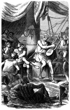 Ancient Greece : Homer (Hom&egrave;re)