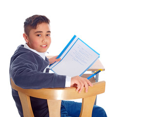junge in der schule