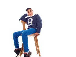 Fototapeta premium junge in der schule