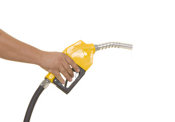 yellow gas pump