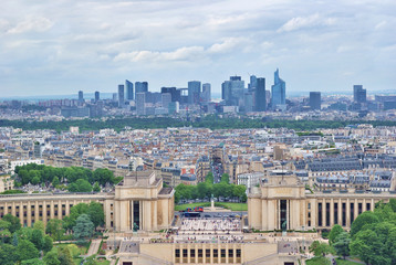 Fototapeta na wymiar Paryż widok z góry