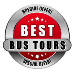 5 Star Button rot BEST BUS TOURS SO SO