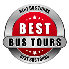 5 Star Button rot BEST BUS TOURS