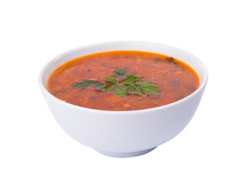 soup plate isolated