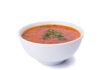 soup plate isolated