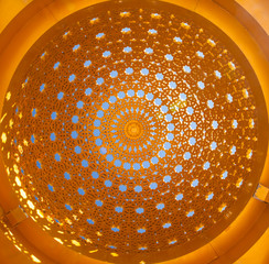 Golden roof with Arab patterns
