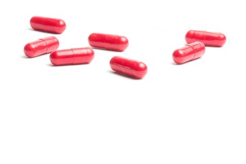 red medical pills