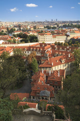 Fototapeta na wymiar Picturesque Prague skyline