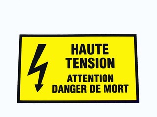 panneau danger
