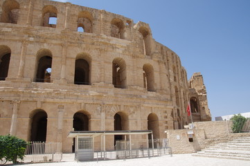 Koloseum El-Jem - obrazy, fototapety, plakaty