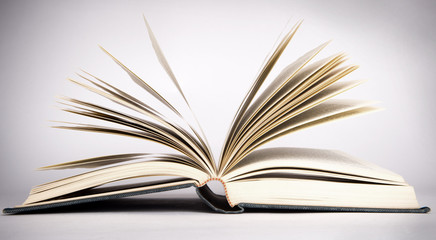 Antique Book with Fanned Pages