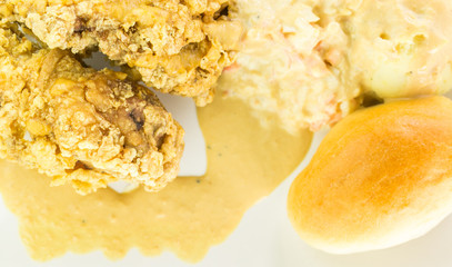 Fried Chicken Dinner Set