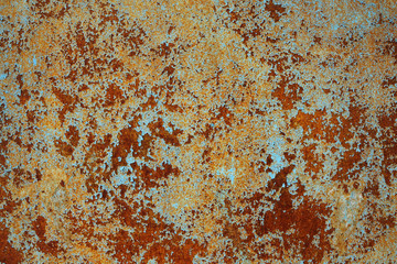 Rusted metal surface