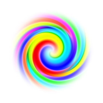 spirale multicolore