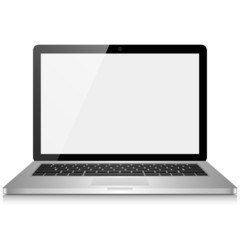 Laptop Computer with Blank Screen