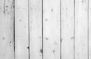 Wooden planks in a row white enamel.
