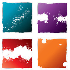 Abstract background with splash