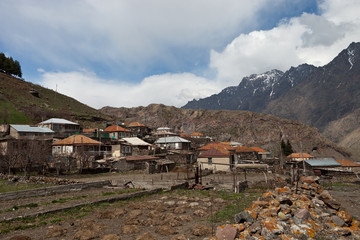 The village Kazbegi