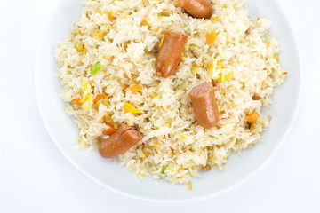 fried rice sausage