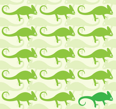 Wallpaper images of chameleon - vector, Illustrations