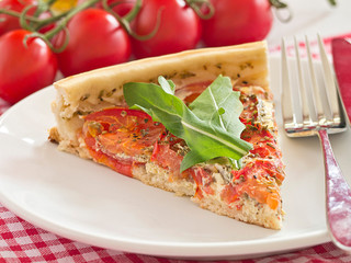 Quiche aus Tomaten