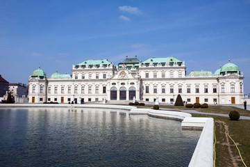 Fototapeta na wymiar Belvedere Palace