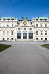 Fototapeta na wymiar Belvedere Palace